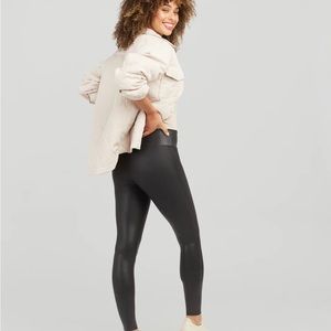 Spanx original faux leather black leggings- best seller!!